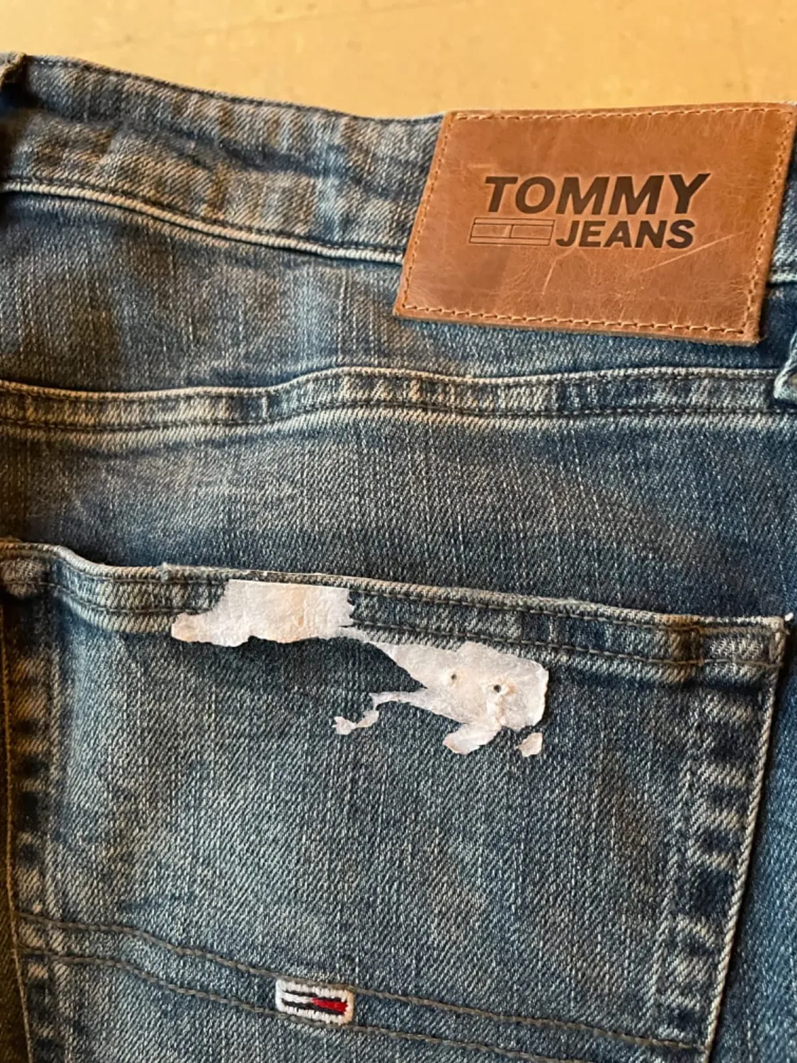 Tommy Hilfiger Straight Denton Pstr 4yrs Repair MW0MW26485 jeans uomo