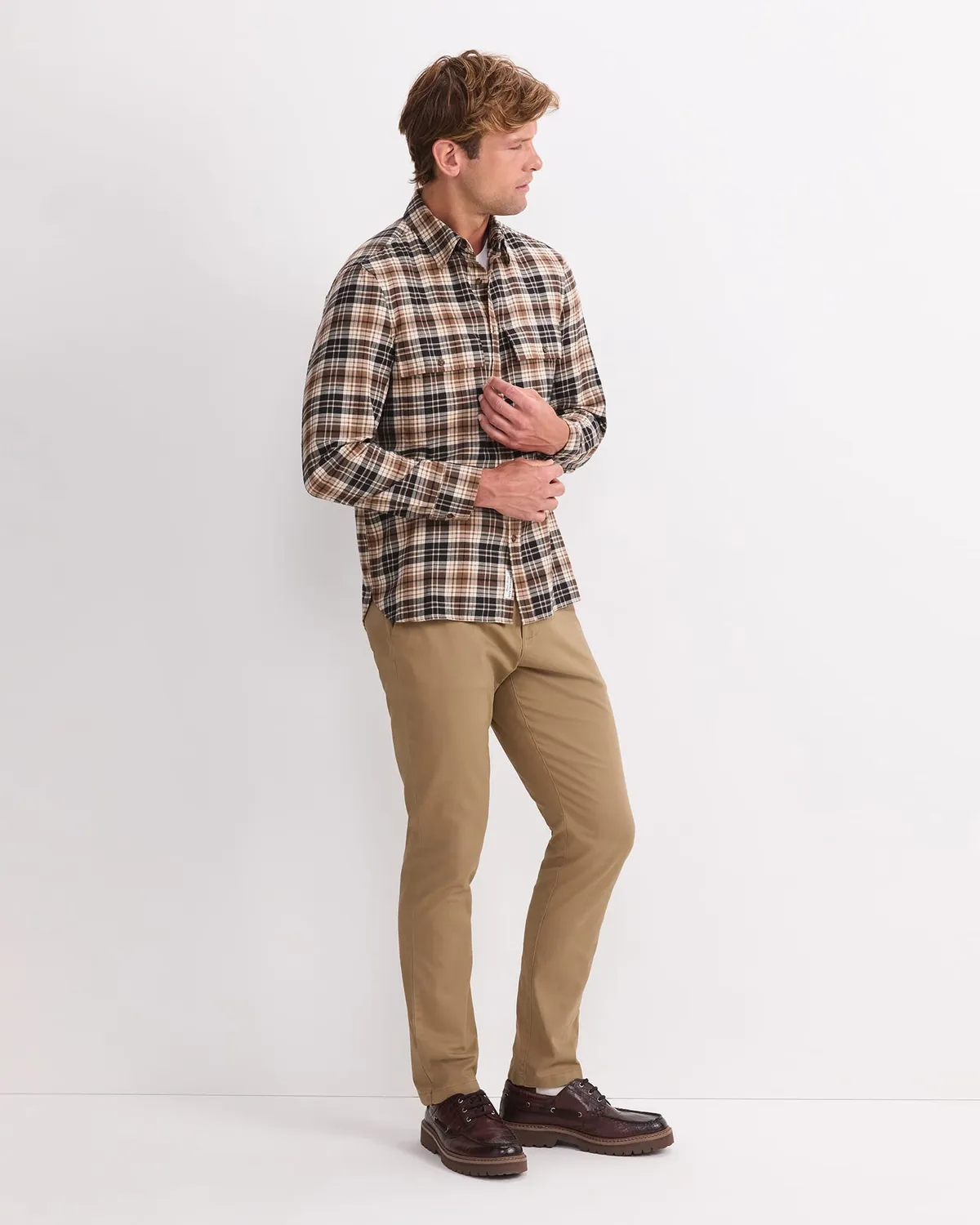 Sportscraft Xavier 208120 camicia flanella uomo cotone