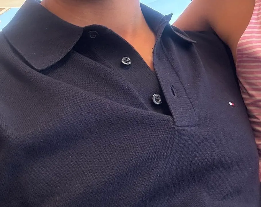 Tommy Hilfiger Essential Polo Uomo Cotone Desert Sky