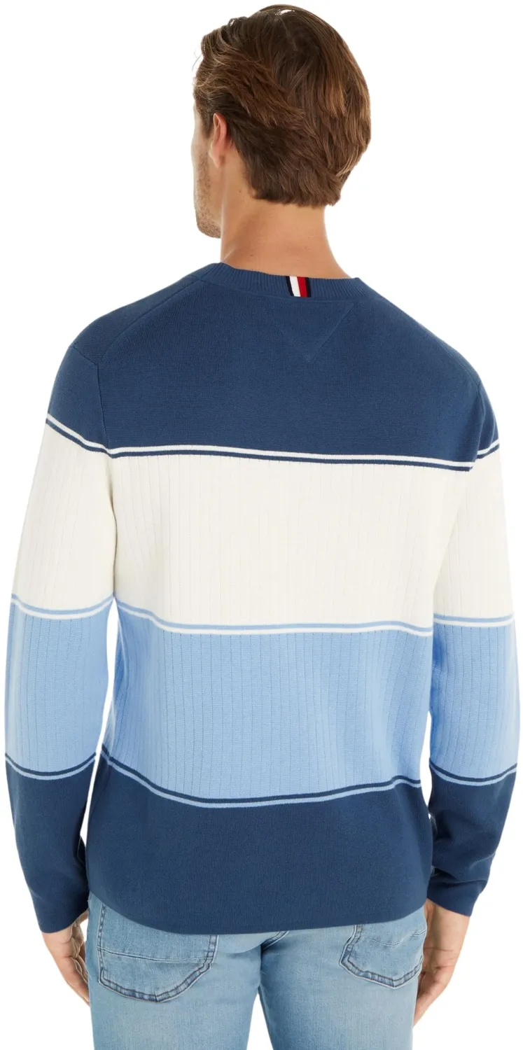 Tommy Hilfiger pullover uomo girocollo maglia S blu