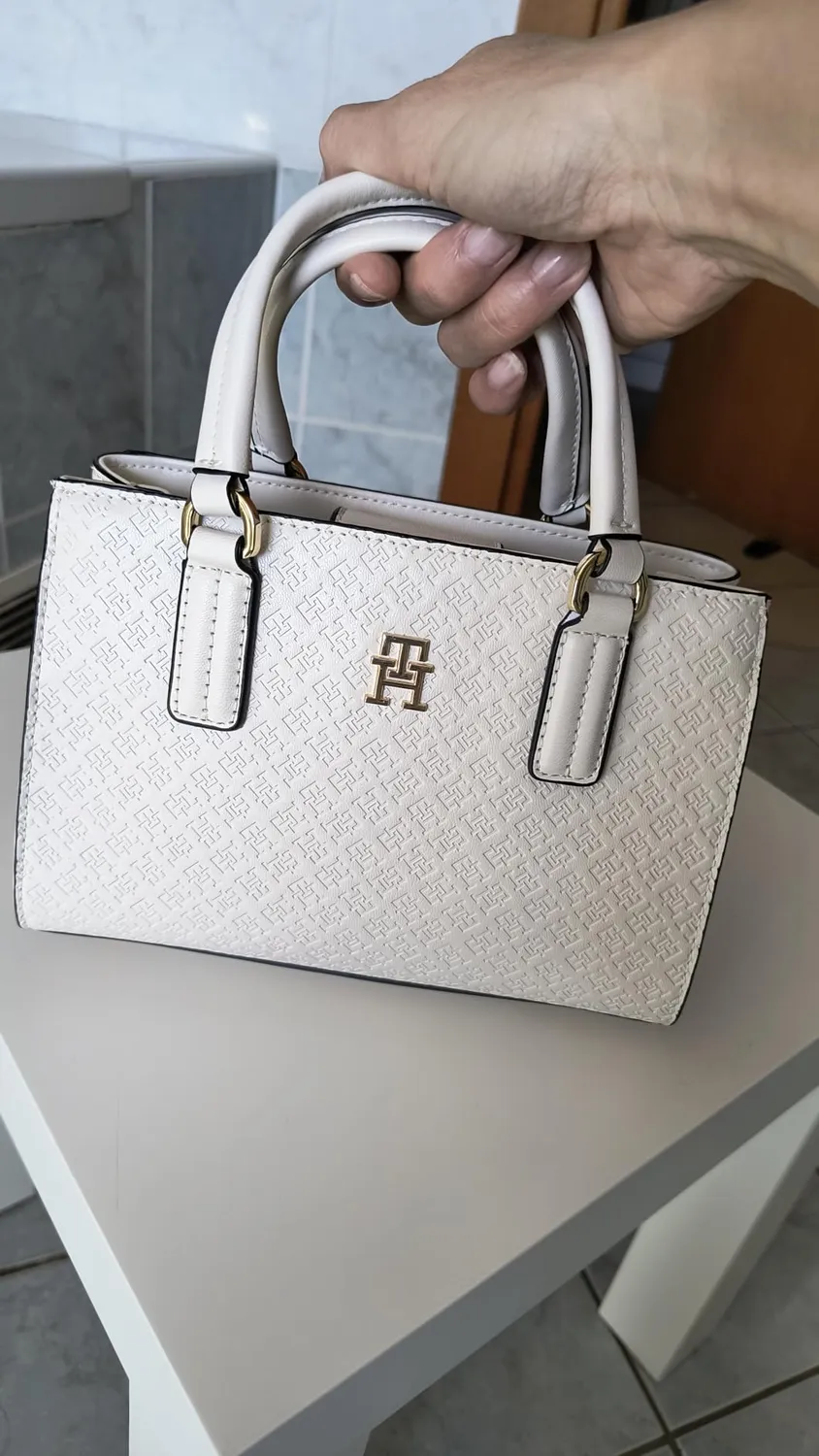 Tommy Hilfiger Daily Mini Tote borsa donna beige