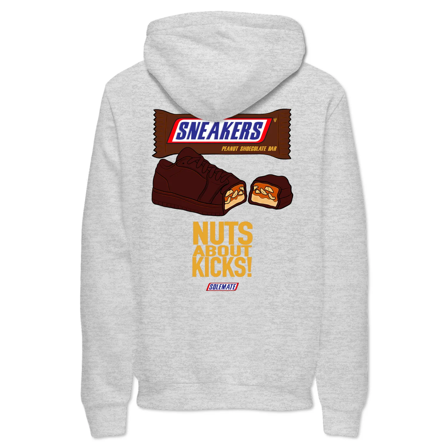 Solemate Nuts felpa cappuccio panna cotone organico