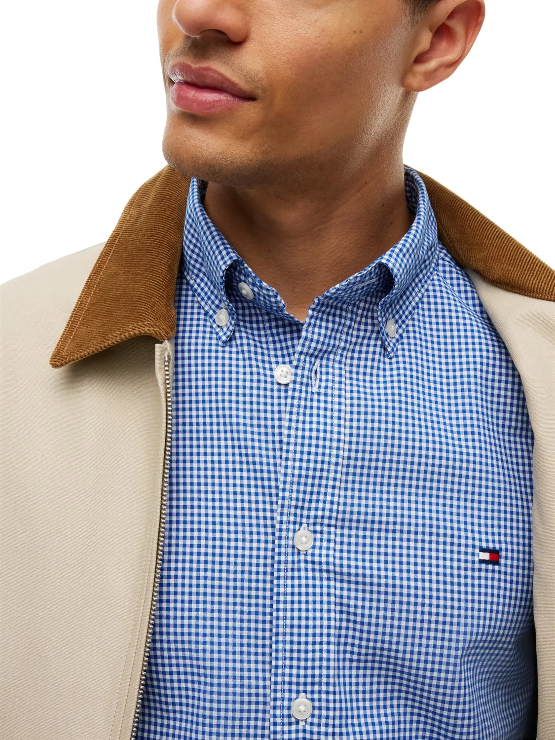 Tommy Hilfiger Flex Mw0mw44569 camicia uomo XL popeline quadri