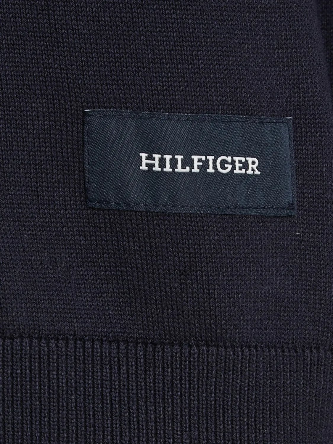 Tommy Hilfiger Cotton Zip Through felpa uomo 3XL blu senza cappuccio