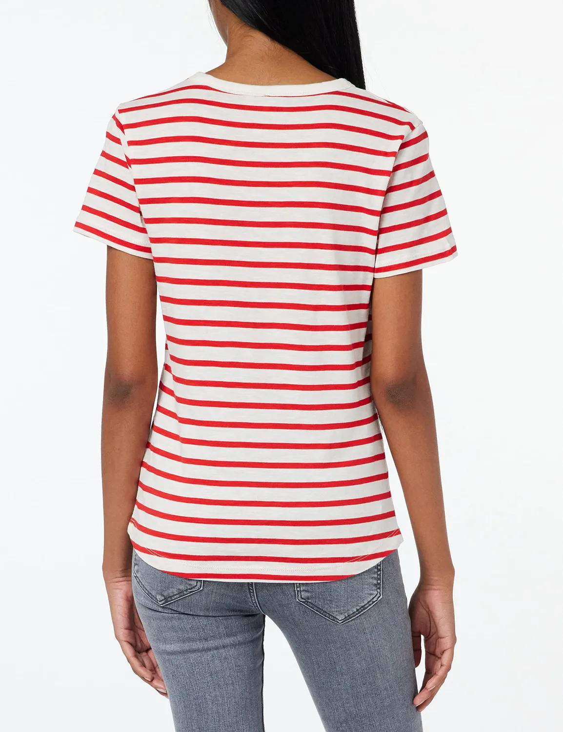 Tommy Hilfiger 1985 Slub Slim Fit t-shirt donna maniche corte