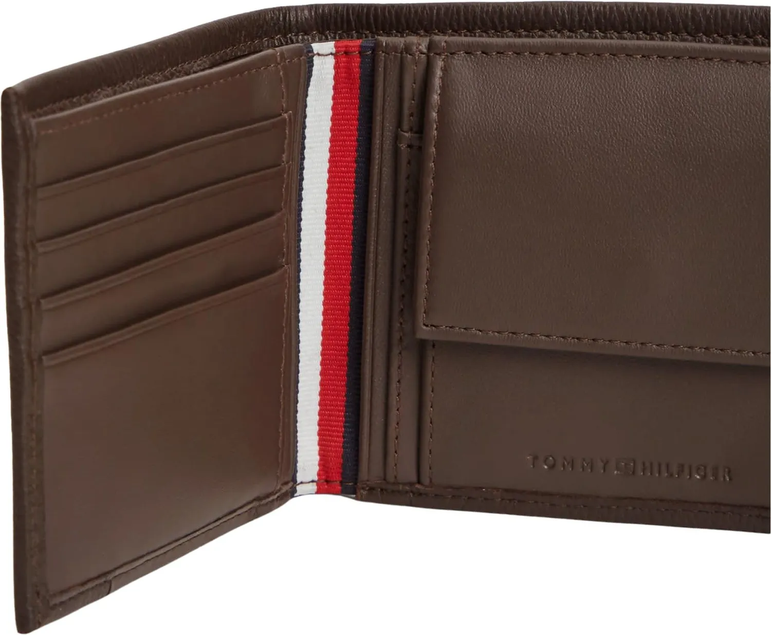Tommy Hilfiger TH Corp AM0AM14779 portafoglio bifold marrone