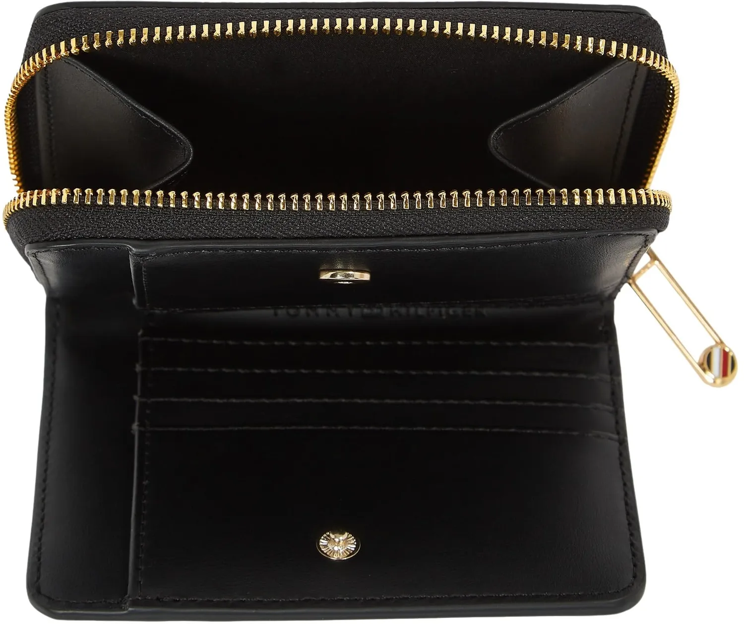 Tommy Hilfiger Soft Logotape Portafoglio Piccolo Nero
