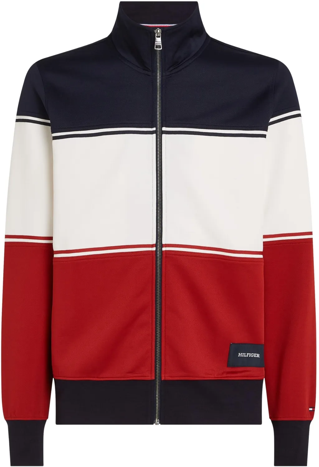 Tommy Hilfiger Colourblock felpa uomo XL con zip