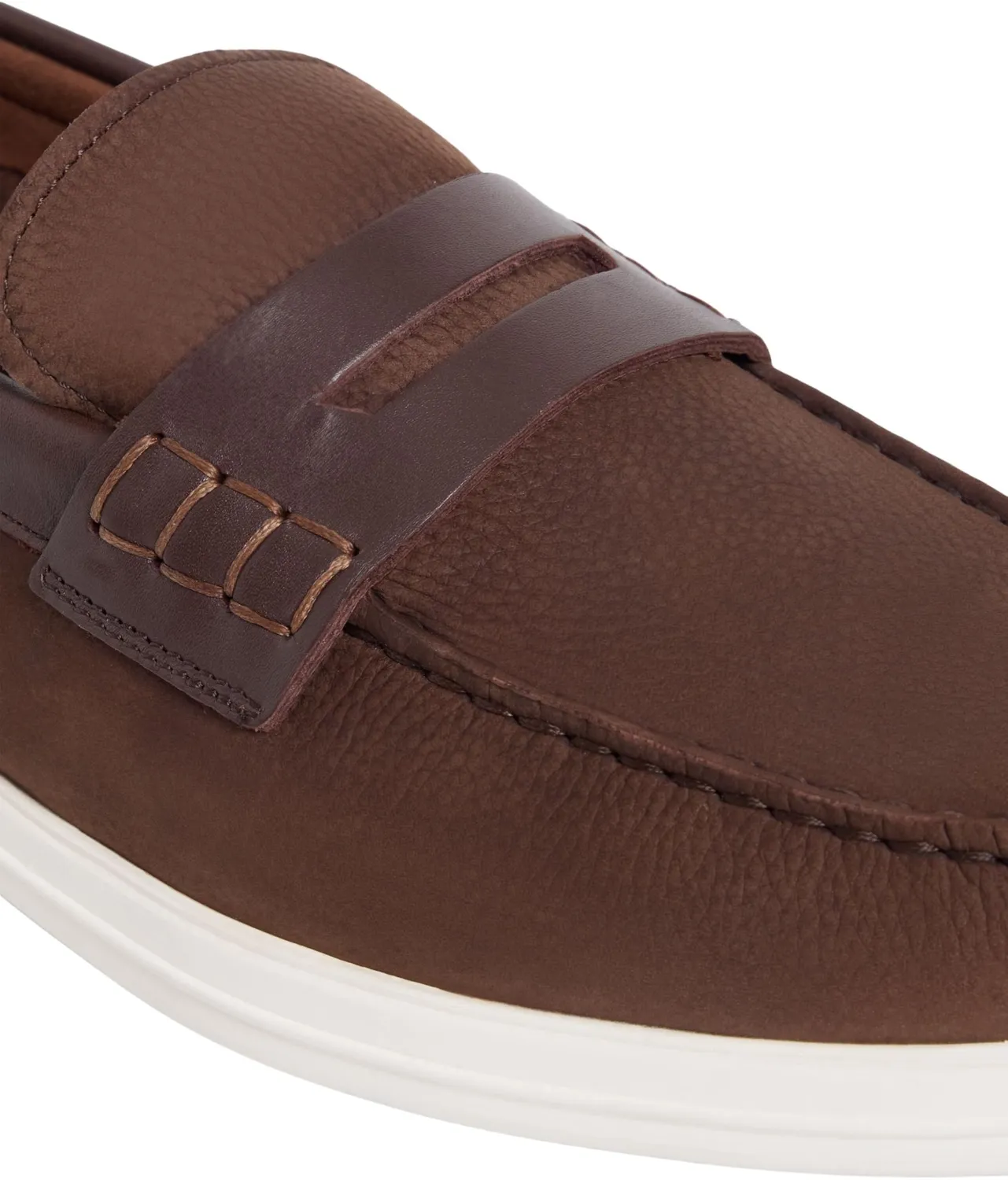 Tommy Hilfiger Mix Nubuck FM0FM05785 mocassini uomo marrone