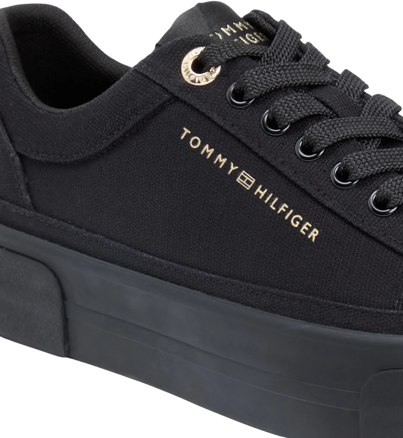 Tommy Hilfiger TH Foxing Platform Canvas Fw0fw09480 sneakers donna