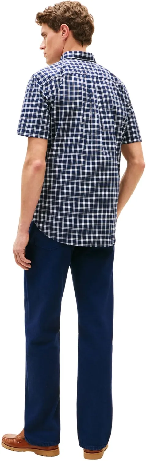 Tommy Hilfiger Flex Poplin Camicia Uomo L Quadri