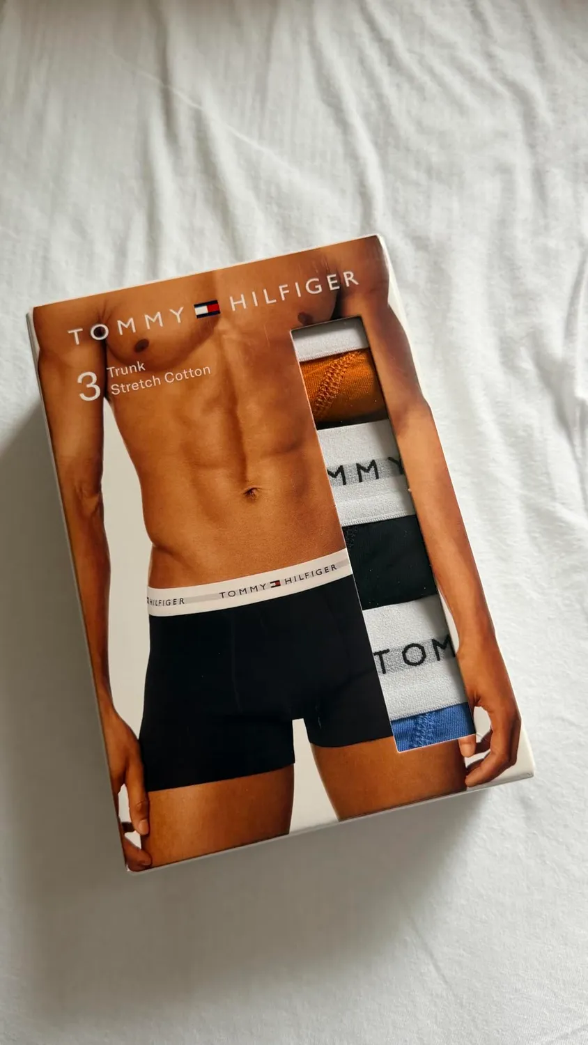 Tommy Hilfiger 3p Trunk UM0UM03889 Slip Uomo Cotone 3 Pezzi