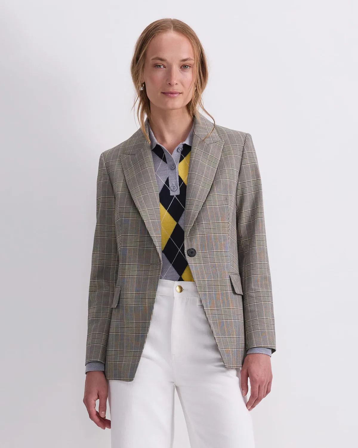 Sportscraft Chelsea Check giacca quadri monopetto
