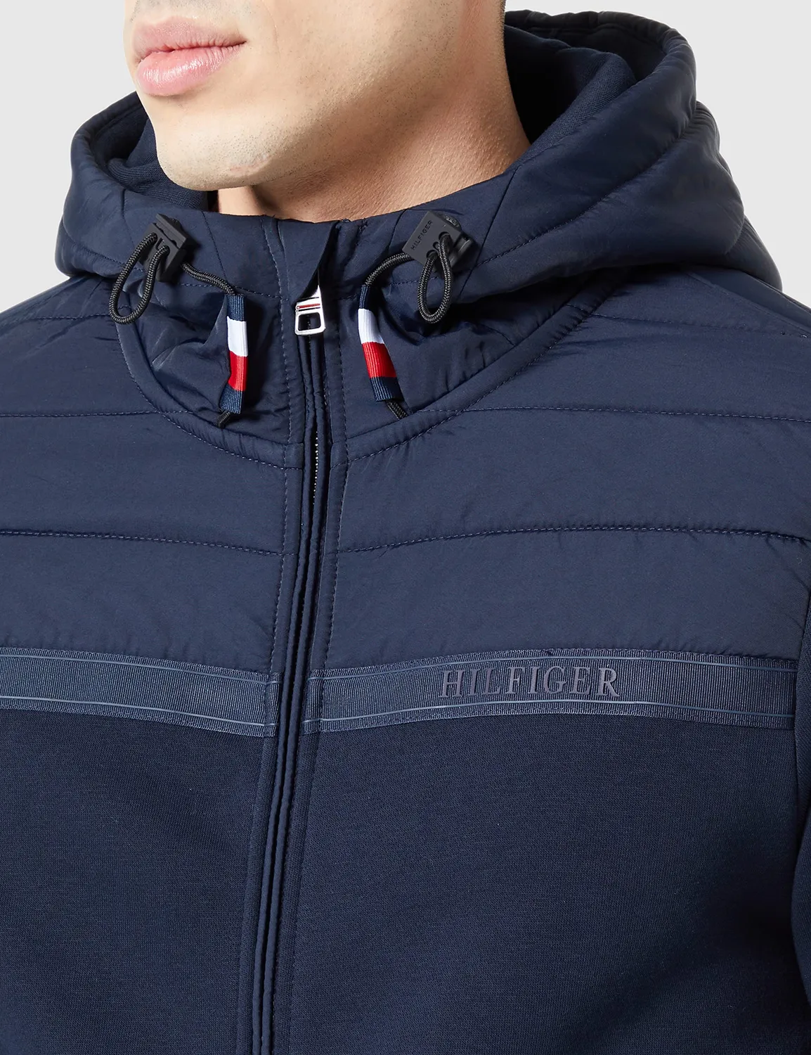 Tommy Hilfiger Mix Media MW0MW29305 hoody zip uomo