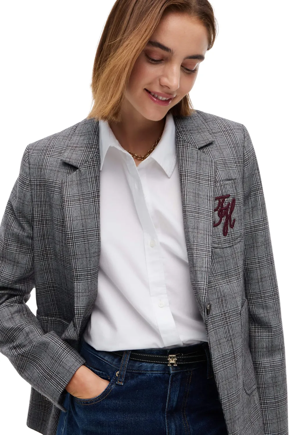 Tommy Hilfiger TH Logo 1.5 AW0AW18275 Cintura Donna 70