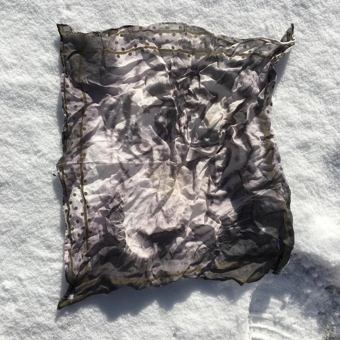Massimo Alba Hanky1 fazzoletto cotone khaki 45x45