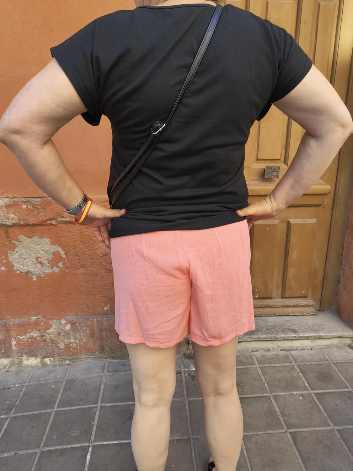 Tommy Hilfiger Beach Short Corti Donna Summer Peach tessuto leggero