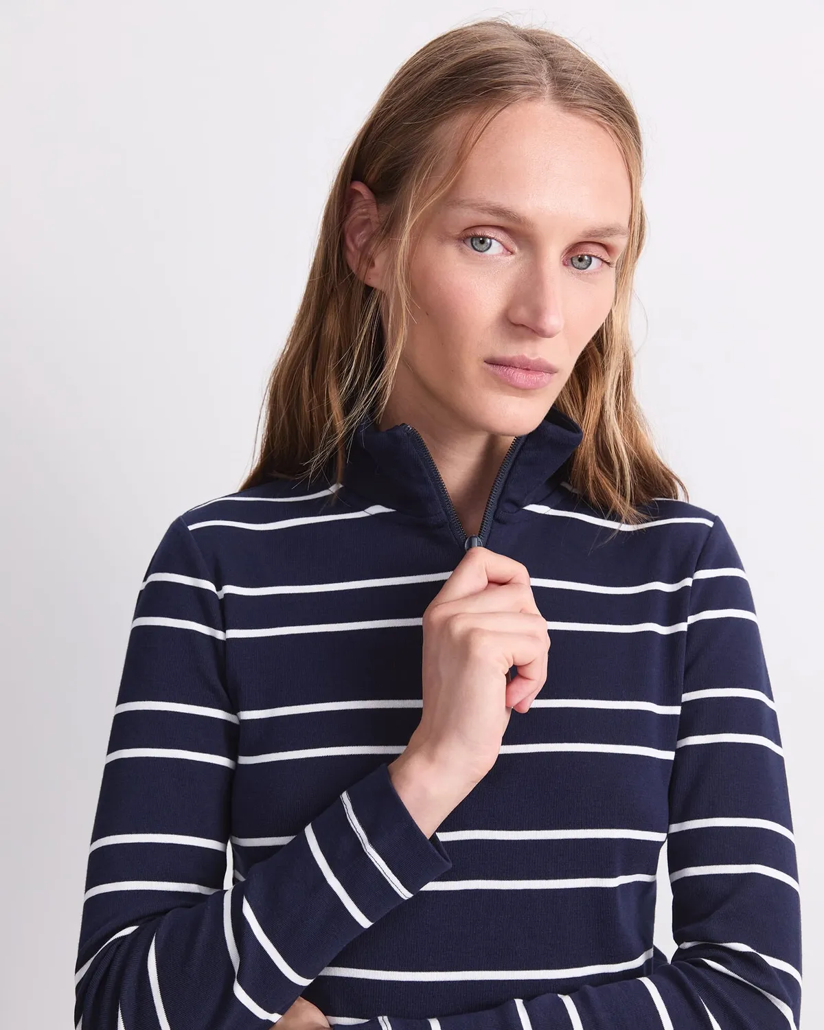 Sportscraft Lucy 119946 maglia zip donna a righe