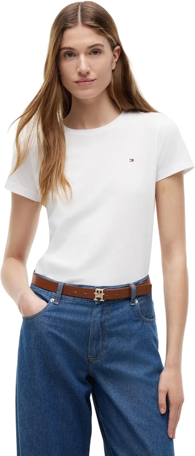 Tommy Heritage T-Shirt Donna Cotone Bianca M