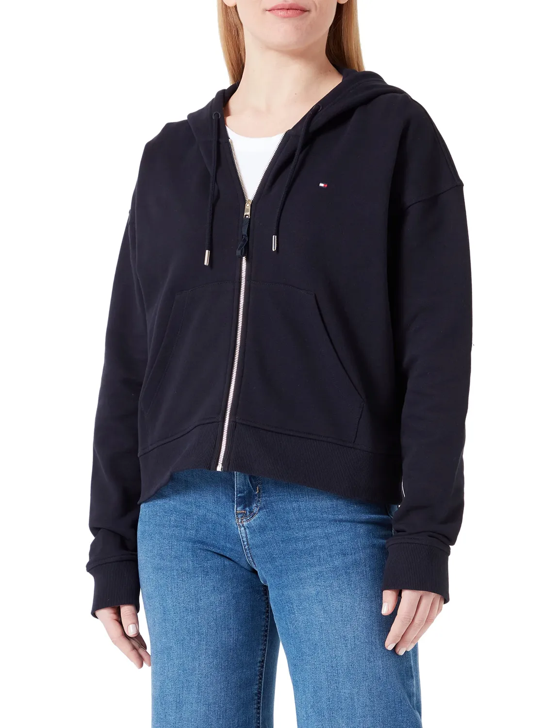 Tommy Hilfiger 1985 WW0WW39950 Felpa Donna Nera M