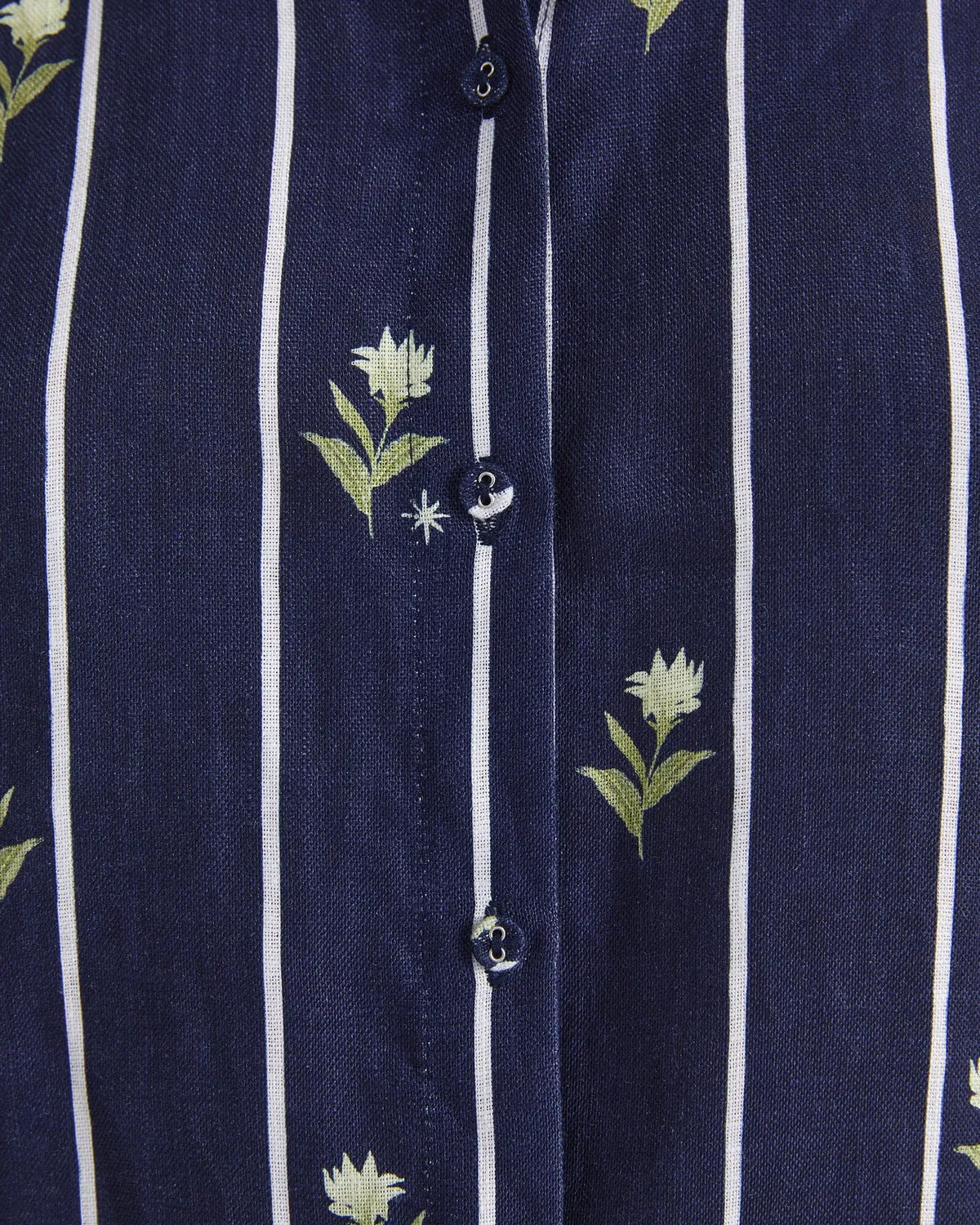 Sportscraft Hampton camicia lino donna righe floreali