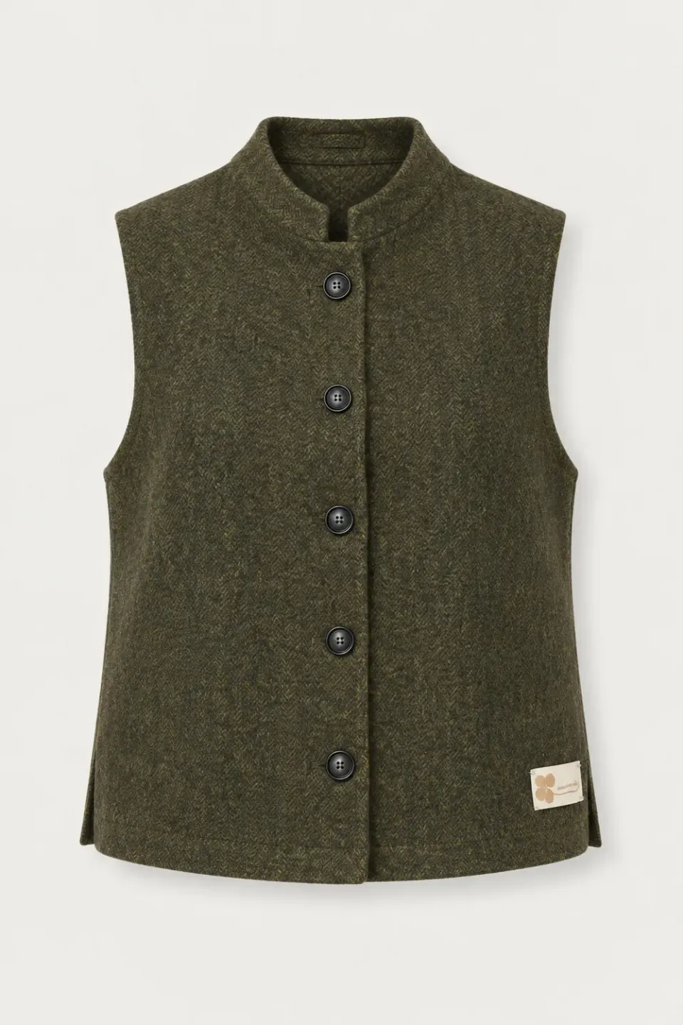 Massimo Alba Manipur gilet military lana cashmere