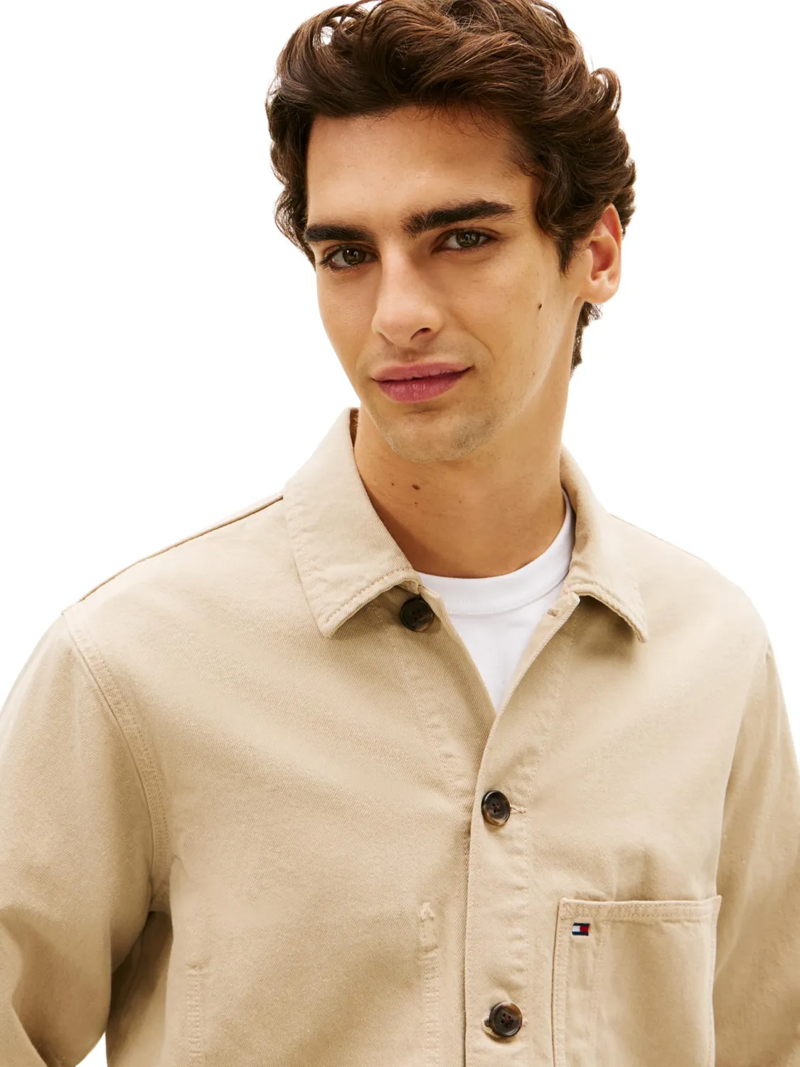 Tommy Hilfiger Chore Jacket MW0MW42333 giacca uomo verde