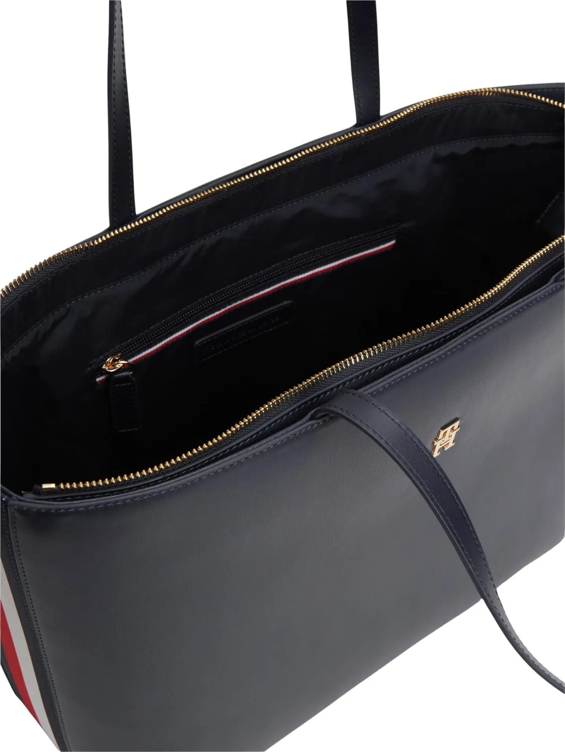 Tommy Hilfiger Tote Latam Side Logo Blu Space Blue