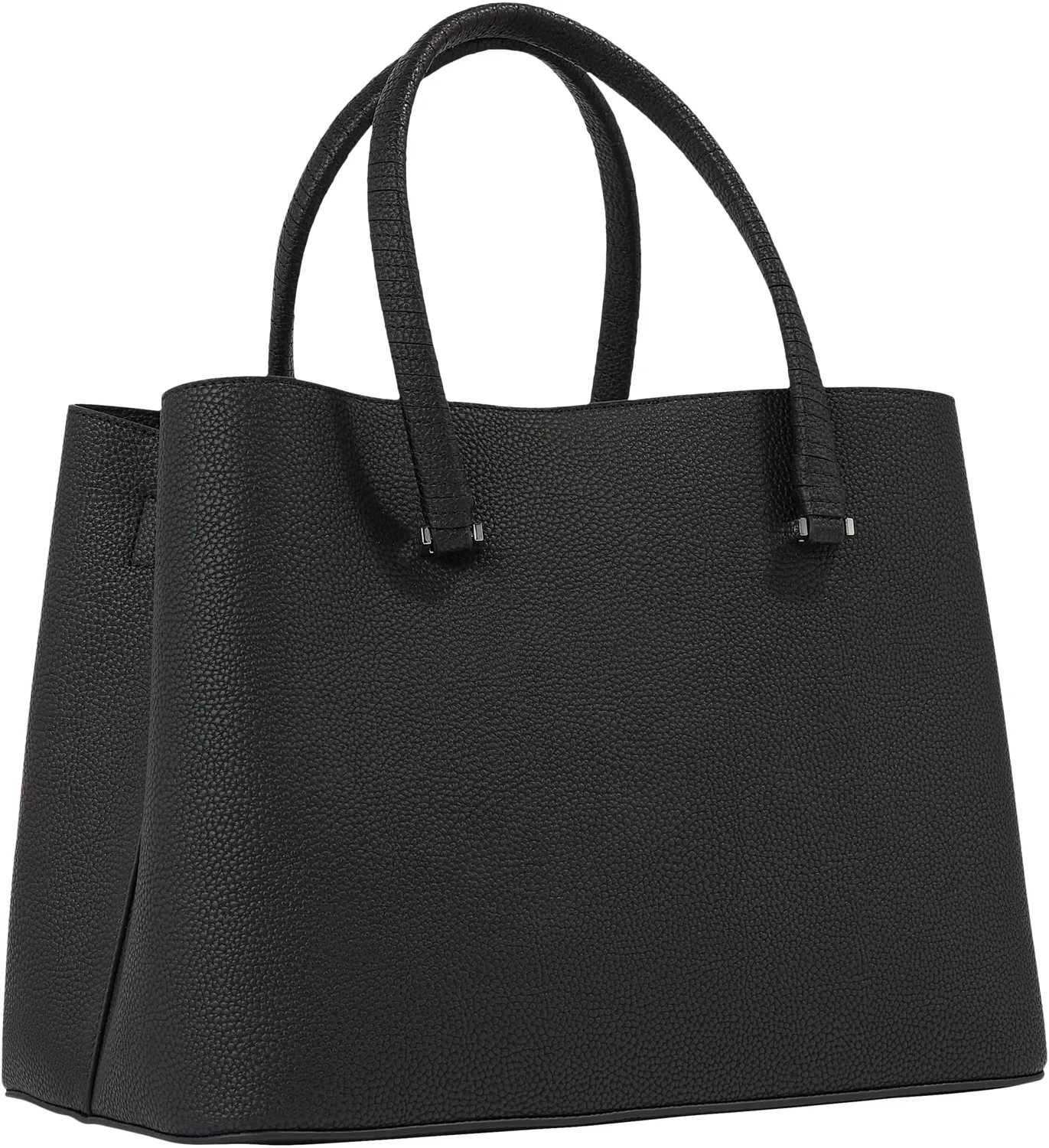 Tommy Hilfiger Emblem Satchel borsa donna nera