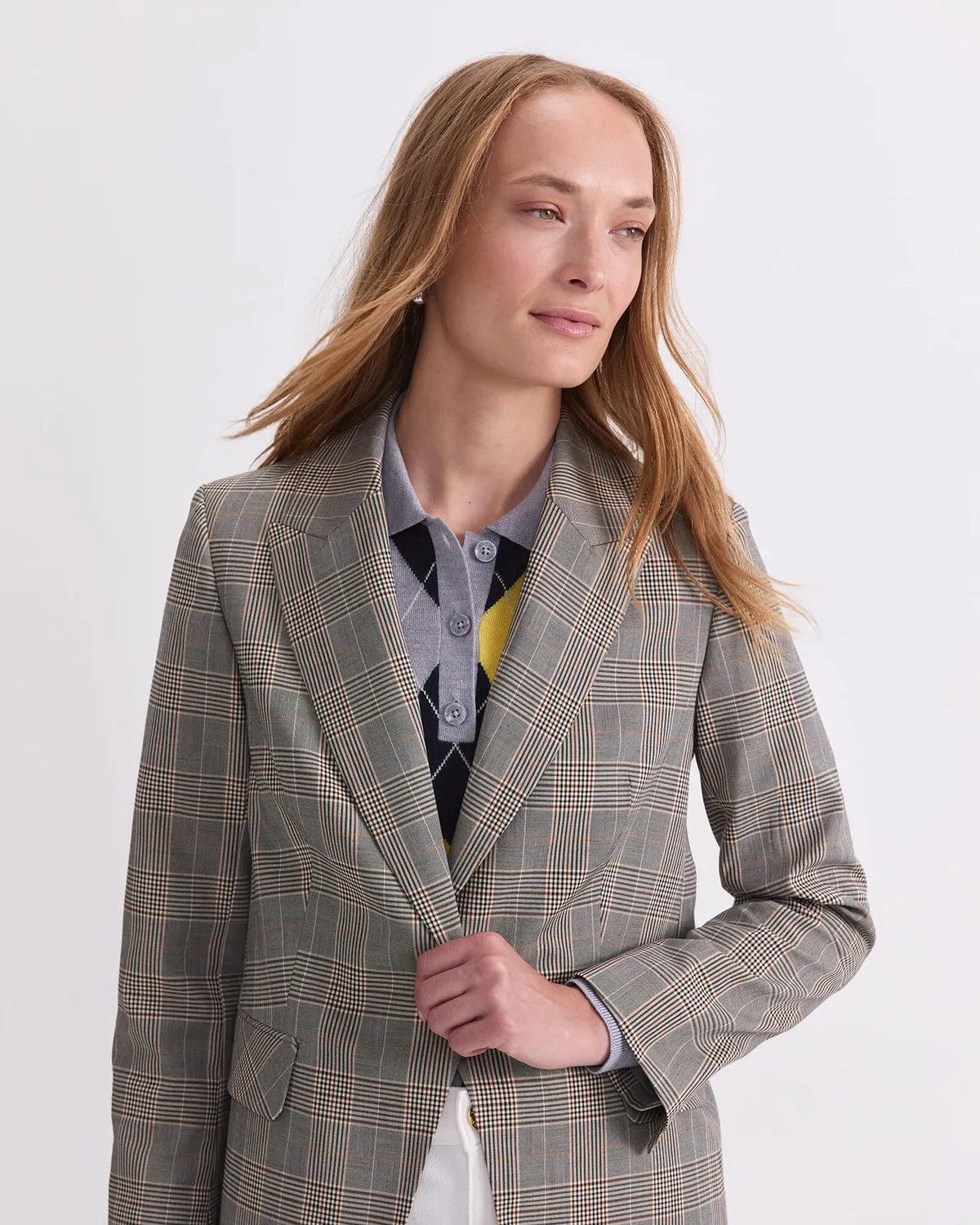 Sportscraft Chelsea Check giacca quadri monopetto