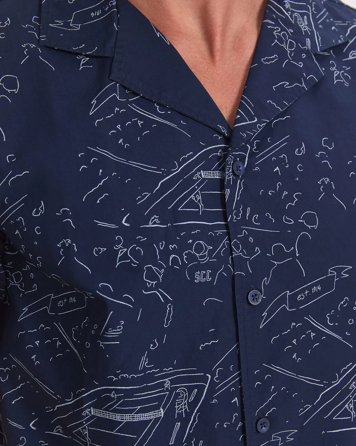 Sportscraft Rally camicia cotone fantasia maniche corte