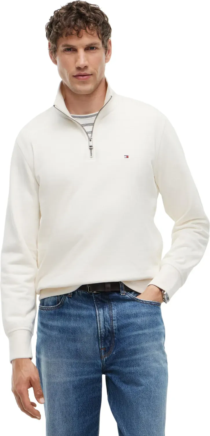 Tommy Hilfiger Essential Fleece MW0MW37233 felpa zip M nera