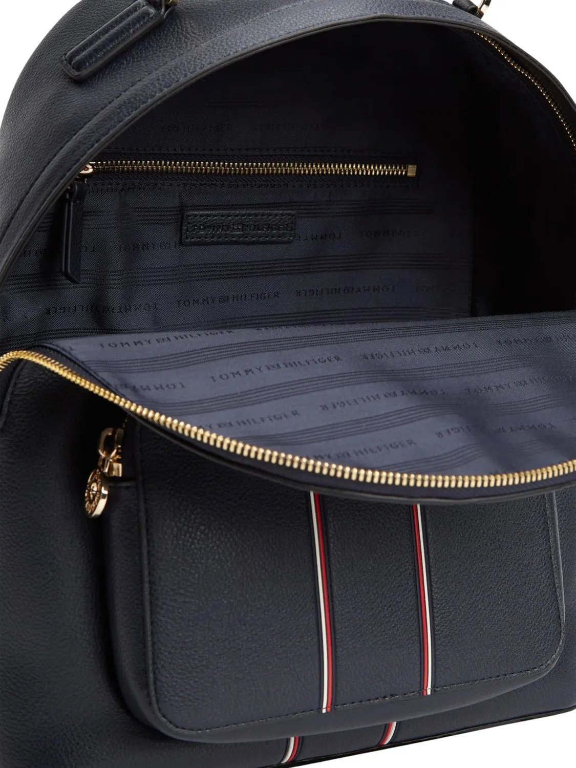 Tommy Hilfiger Daily zaino donna Space Blue tasca zip