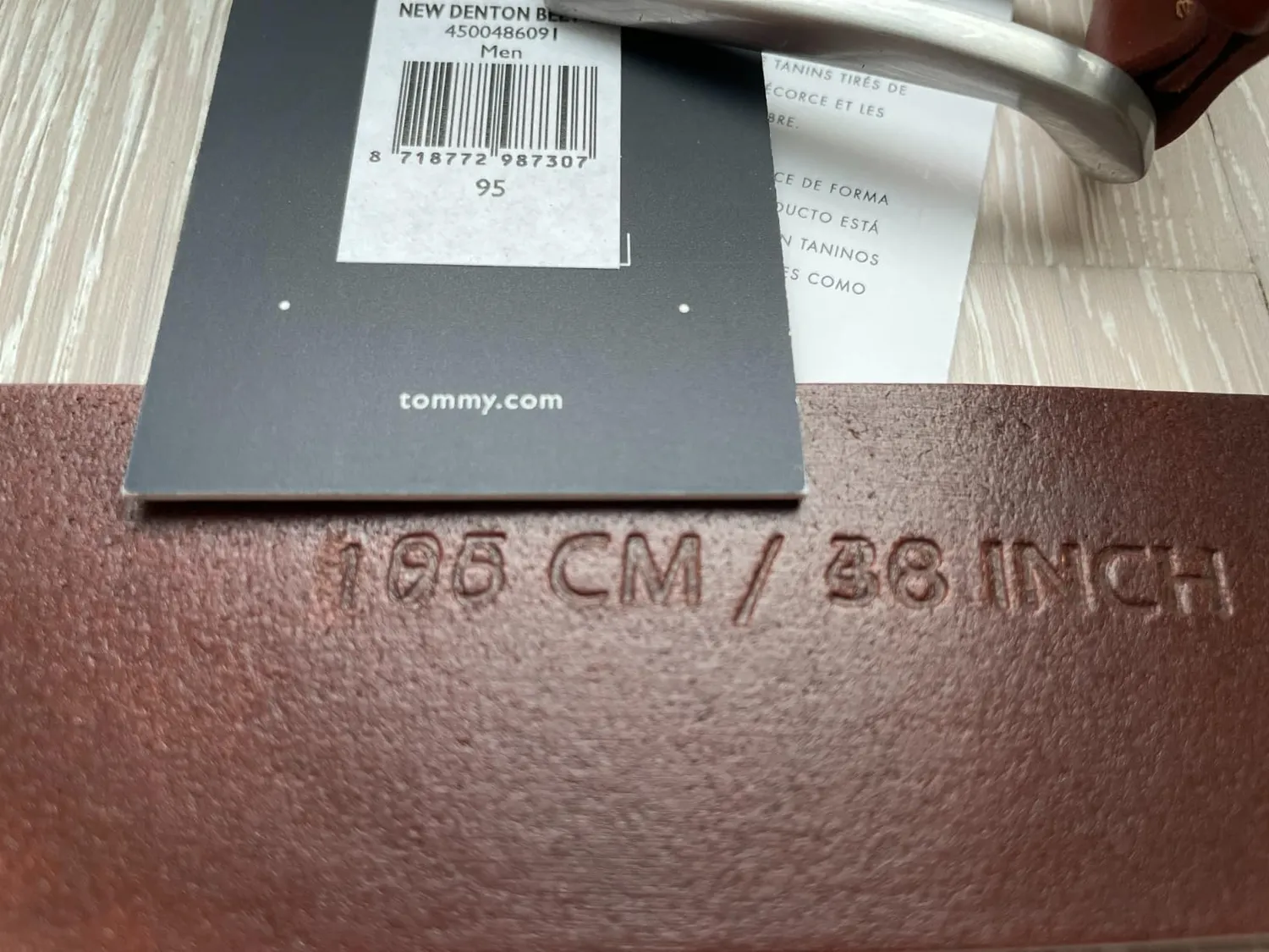 Tommy Hilfiger New Denton 4.0 cintura pelle uomo