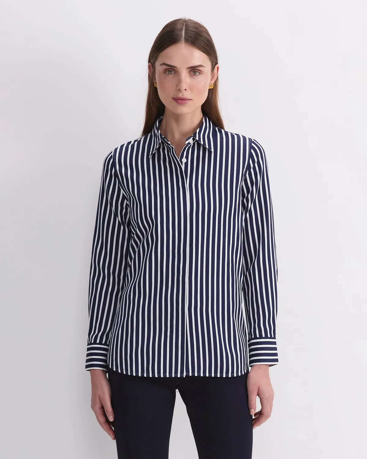 Sportscraft Hannah Stripe Camicia Donna Cotone Seta a Righe