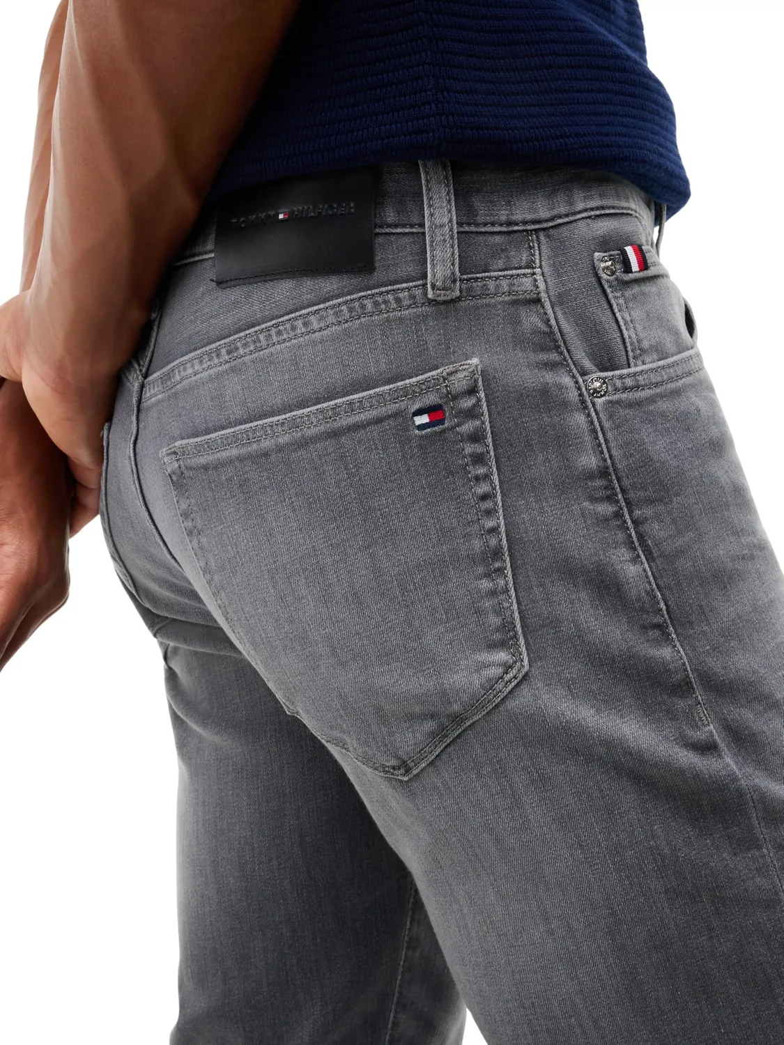 Tommy Hilfiger Sottile jeans uomo slim 33W/32L blu