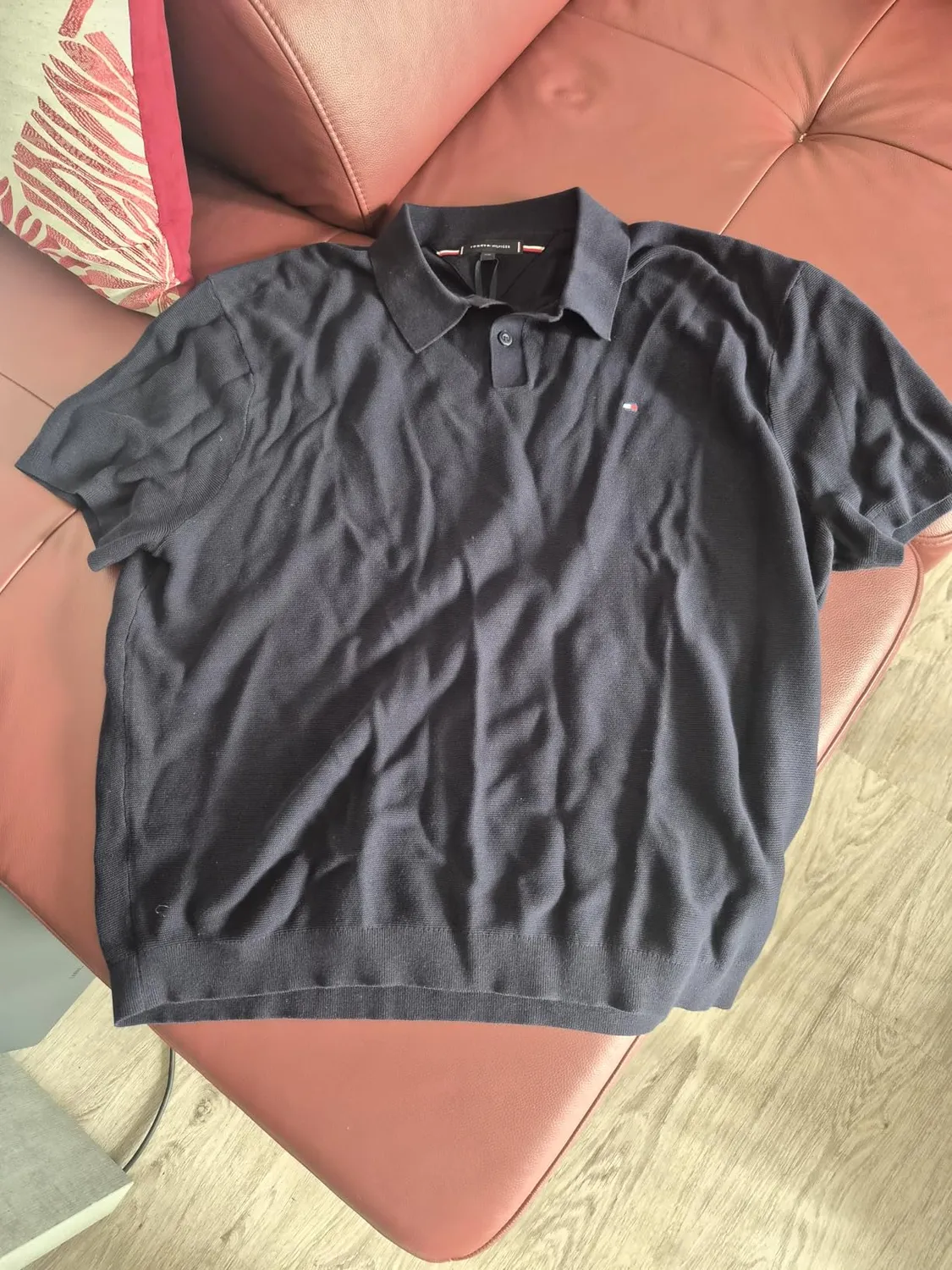 Tommy Hilfiger Cool Touch MW0MW42795 polo uomo nera