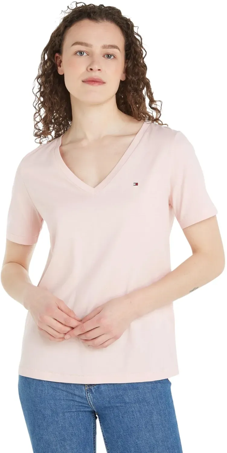 Tommy Hilfiger Modern V-Neck WW0WW39781 t-shirt donna scollo V