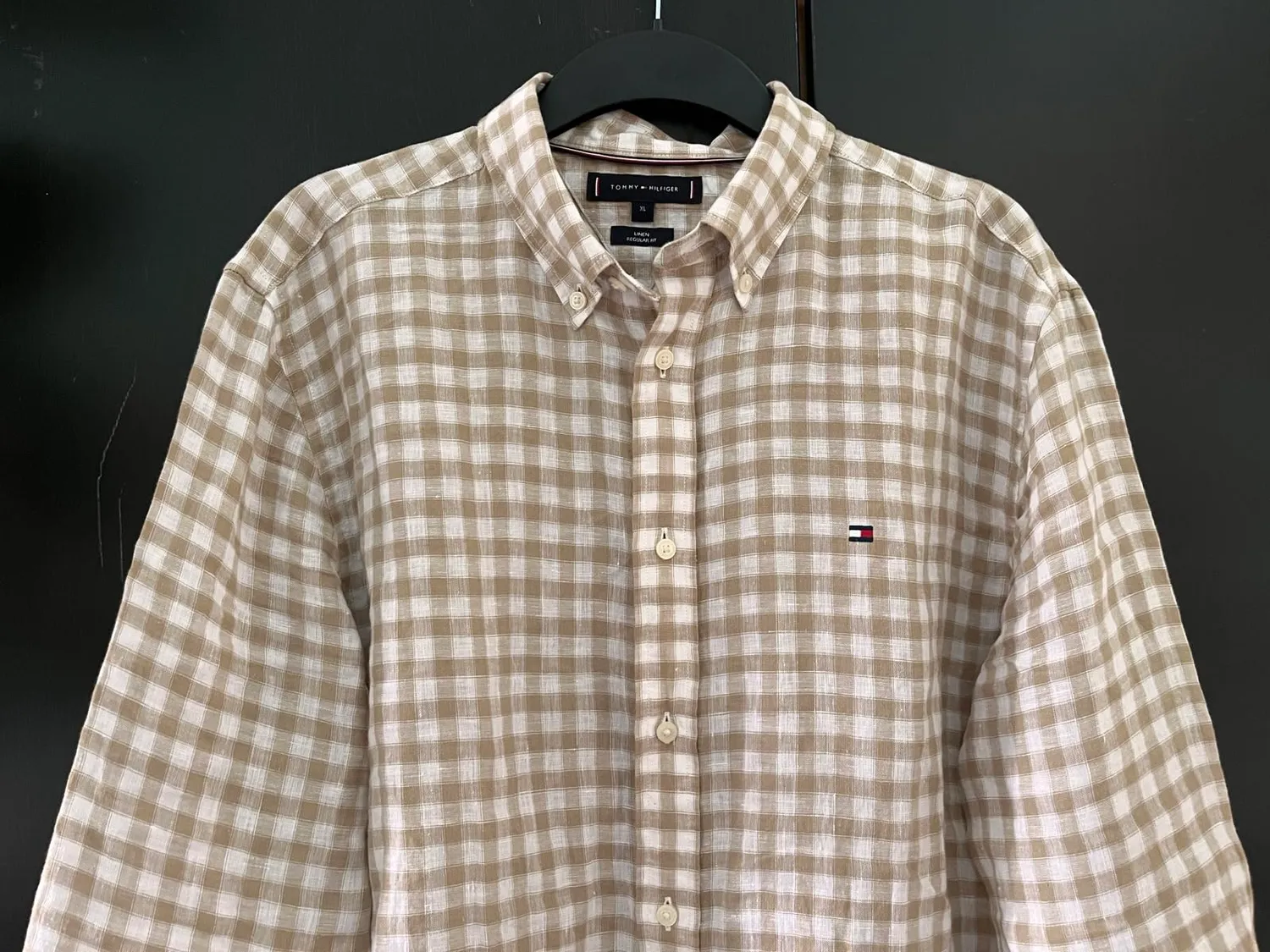 Tommy Hilfiger Linen Gingham MW0MW42401 camicia quadri