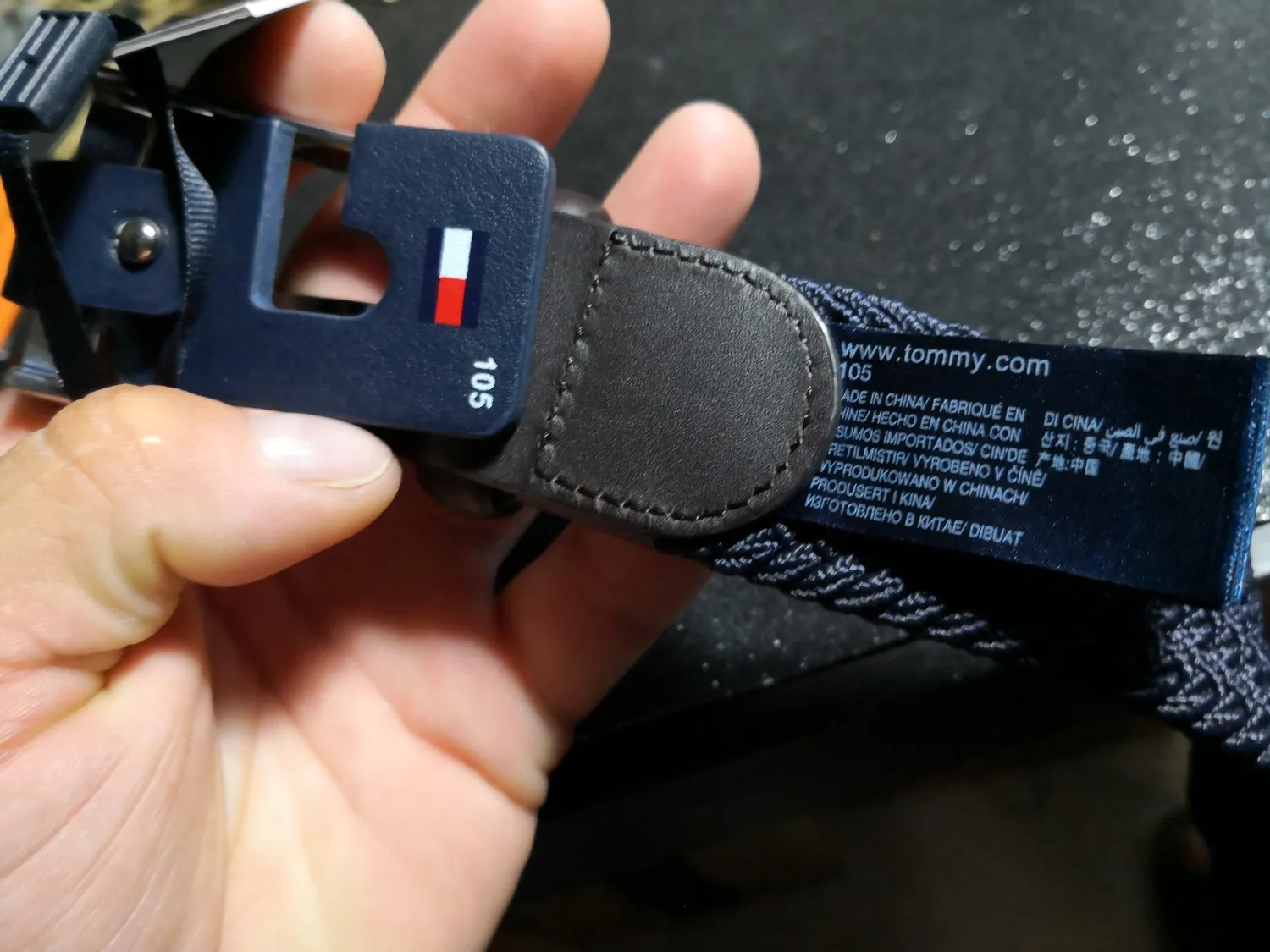 Tommy Hilfiger New Adan 3.5 cintura uomo 95 tessuto