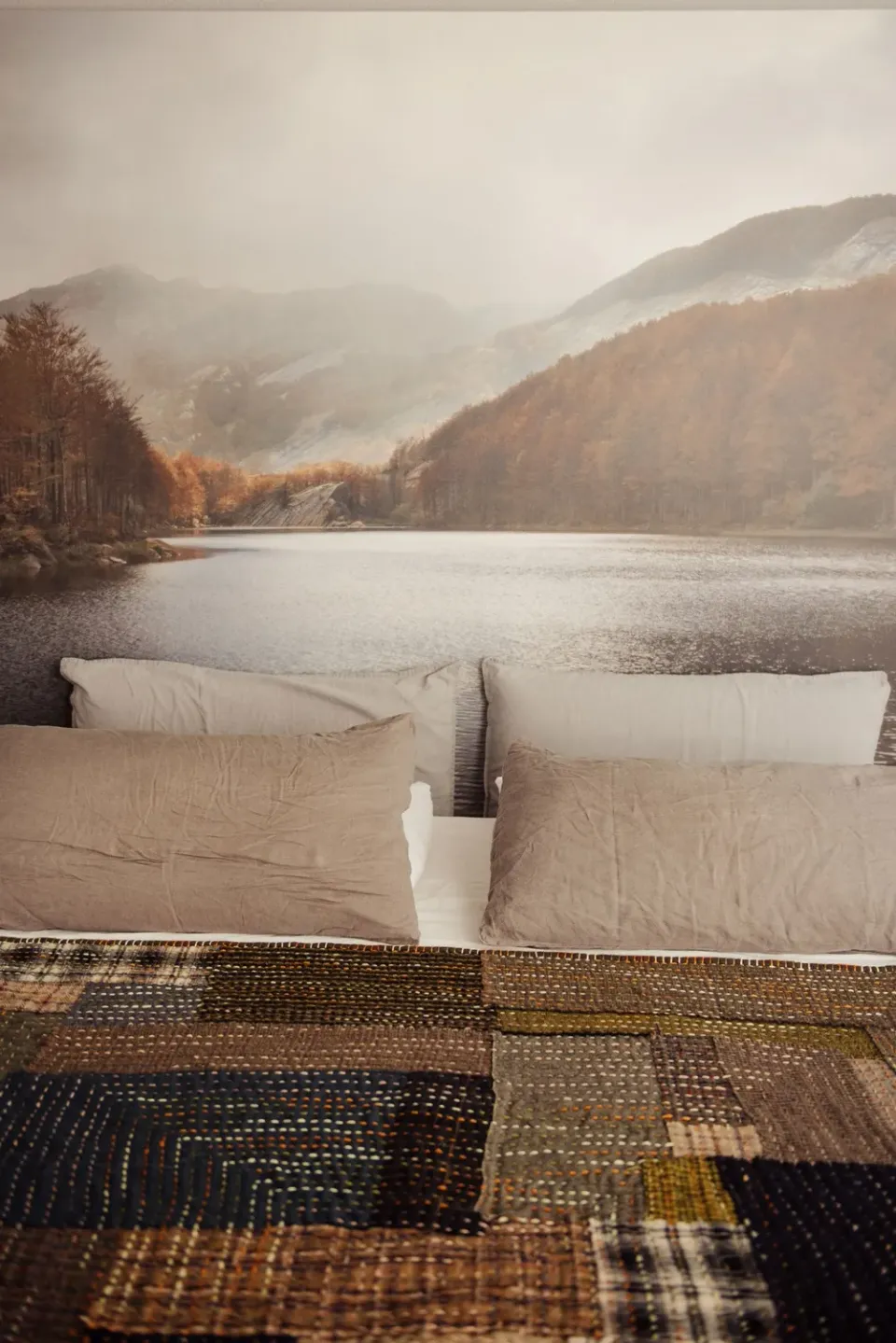 Massimo Alba Plaid patchwork double-face I/2
