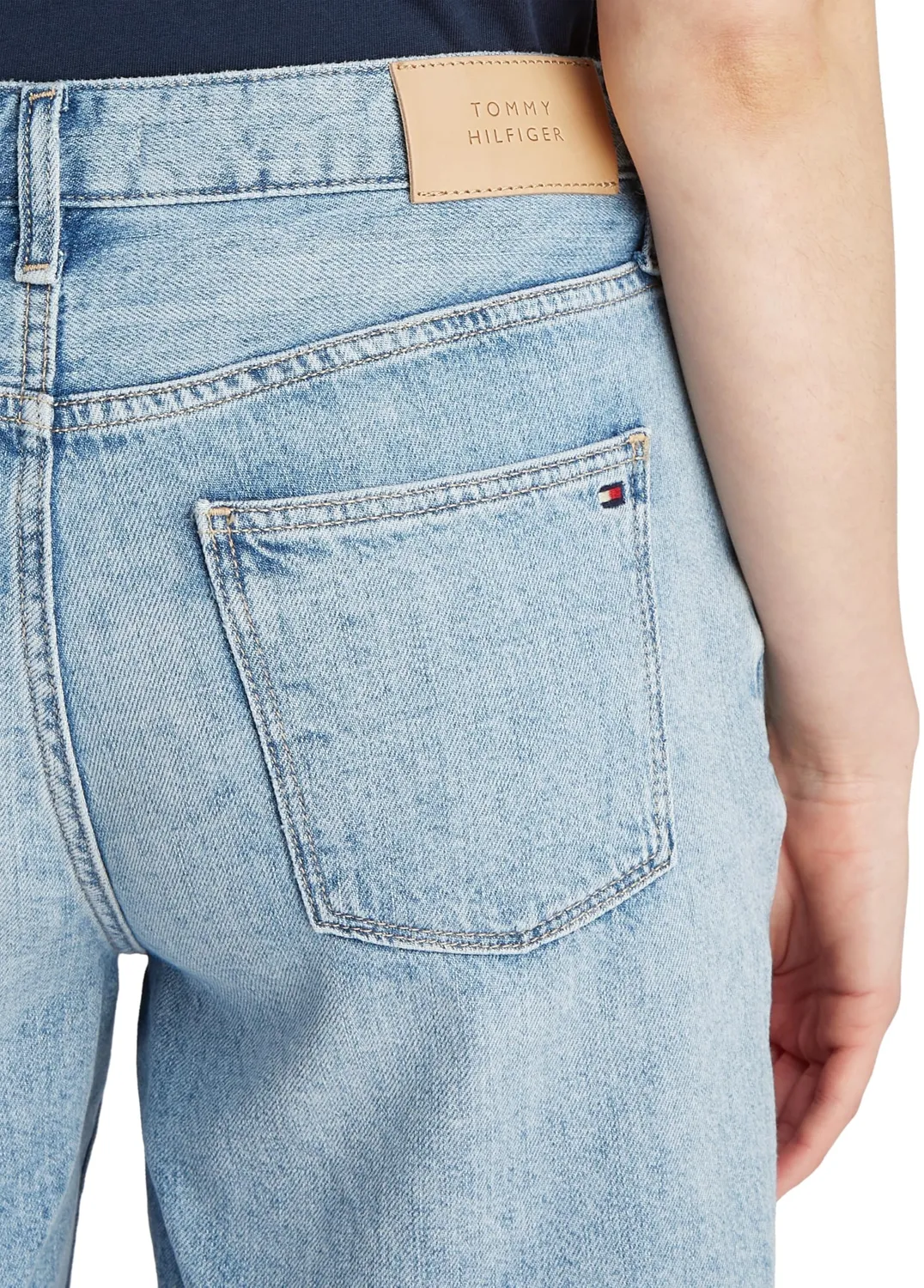 Tommy Hilfiger DNM Straight Short Pantaloncini Donna 32W