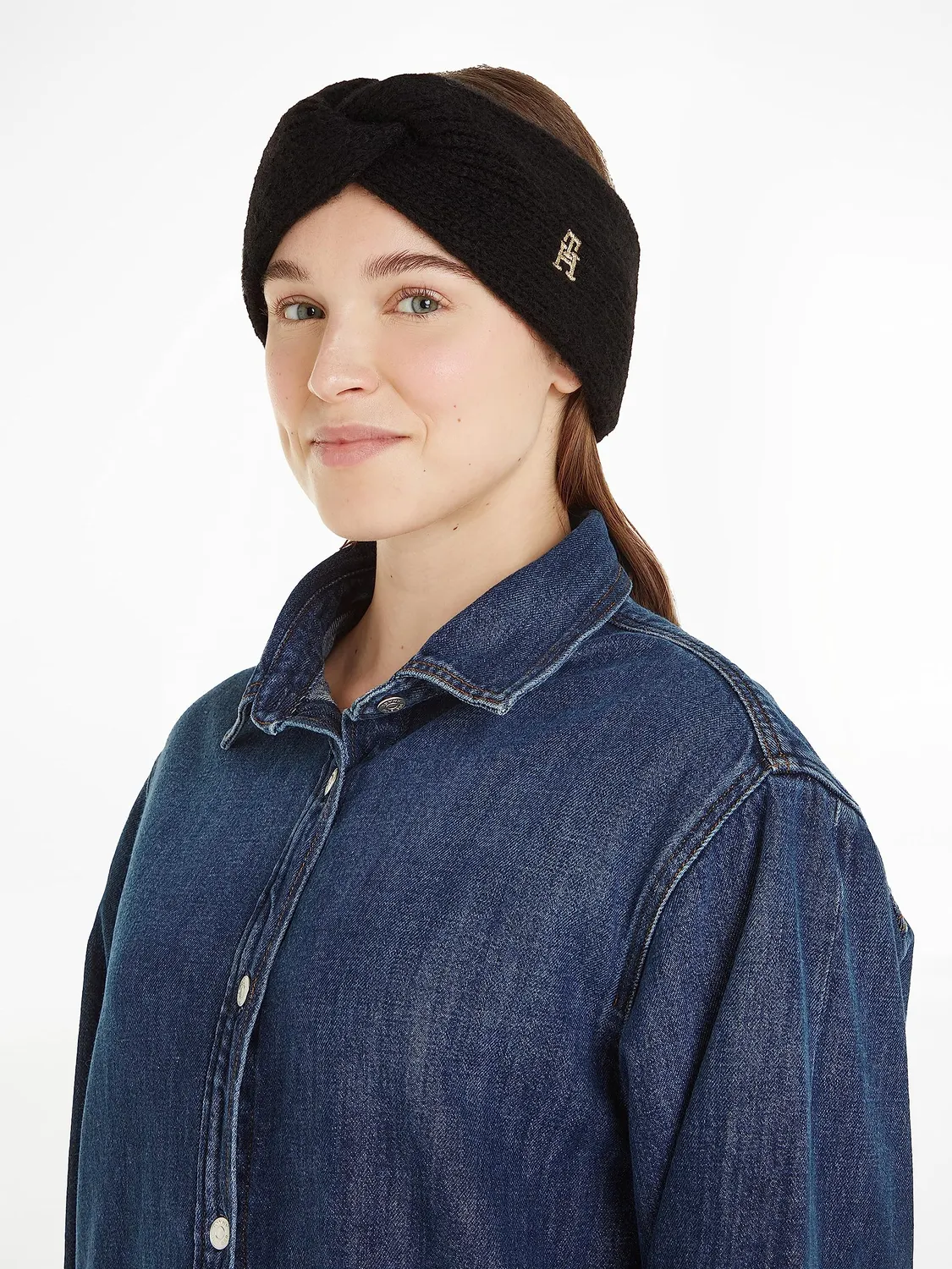 Tommy Hilfiger TH Timeless fascia donna nera