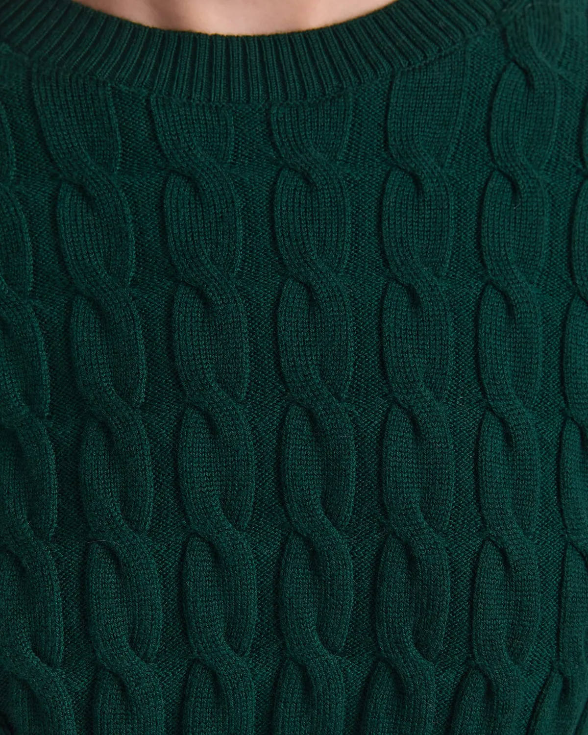 Sportscraft Merino Cable Sweater maglione lana merino trecce