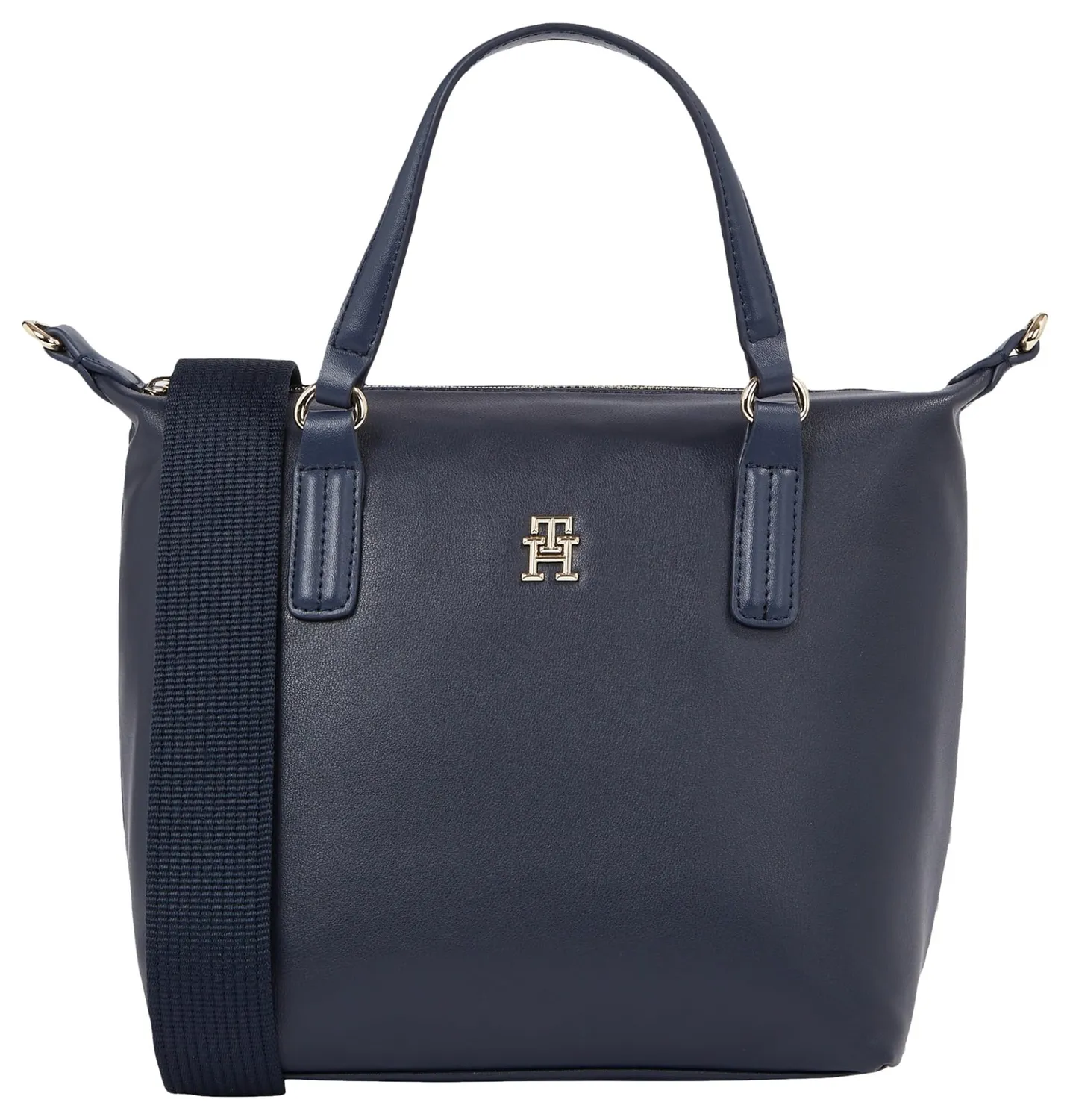 Tommy Hilfiger Poppy tote piccola donna nera tracolla