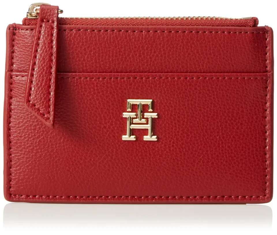 Tommy Hilfiger Tommy Life portafoglio donna piccolo rosso