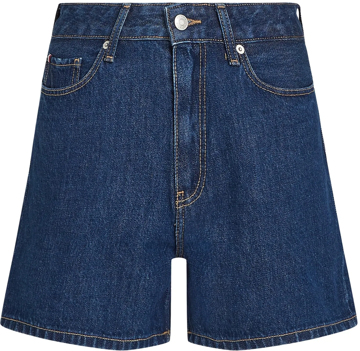 Tommy Hilfiger Ace Mini shorts jeans vita alta 28W