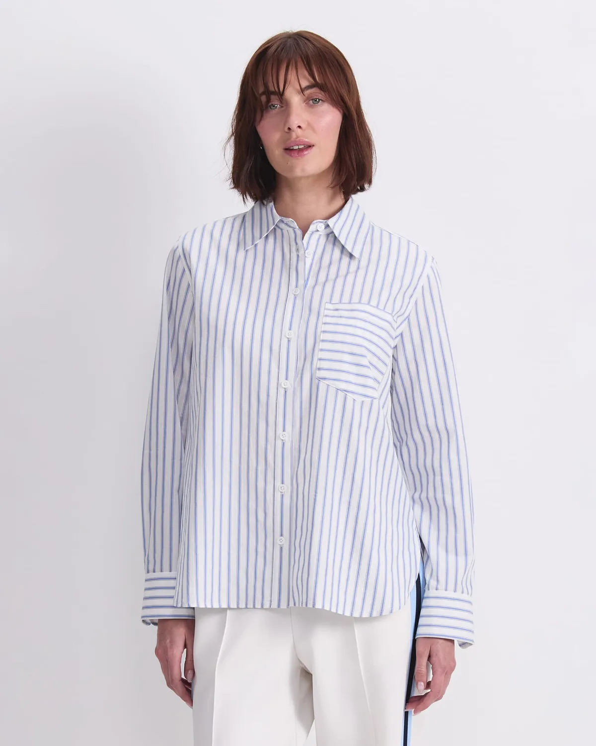 Sportscraft Logo Stripe camicia uomo cotone