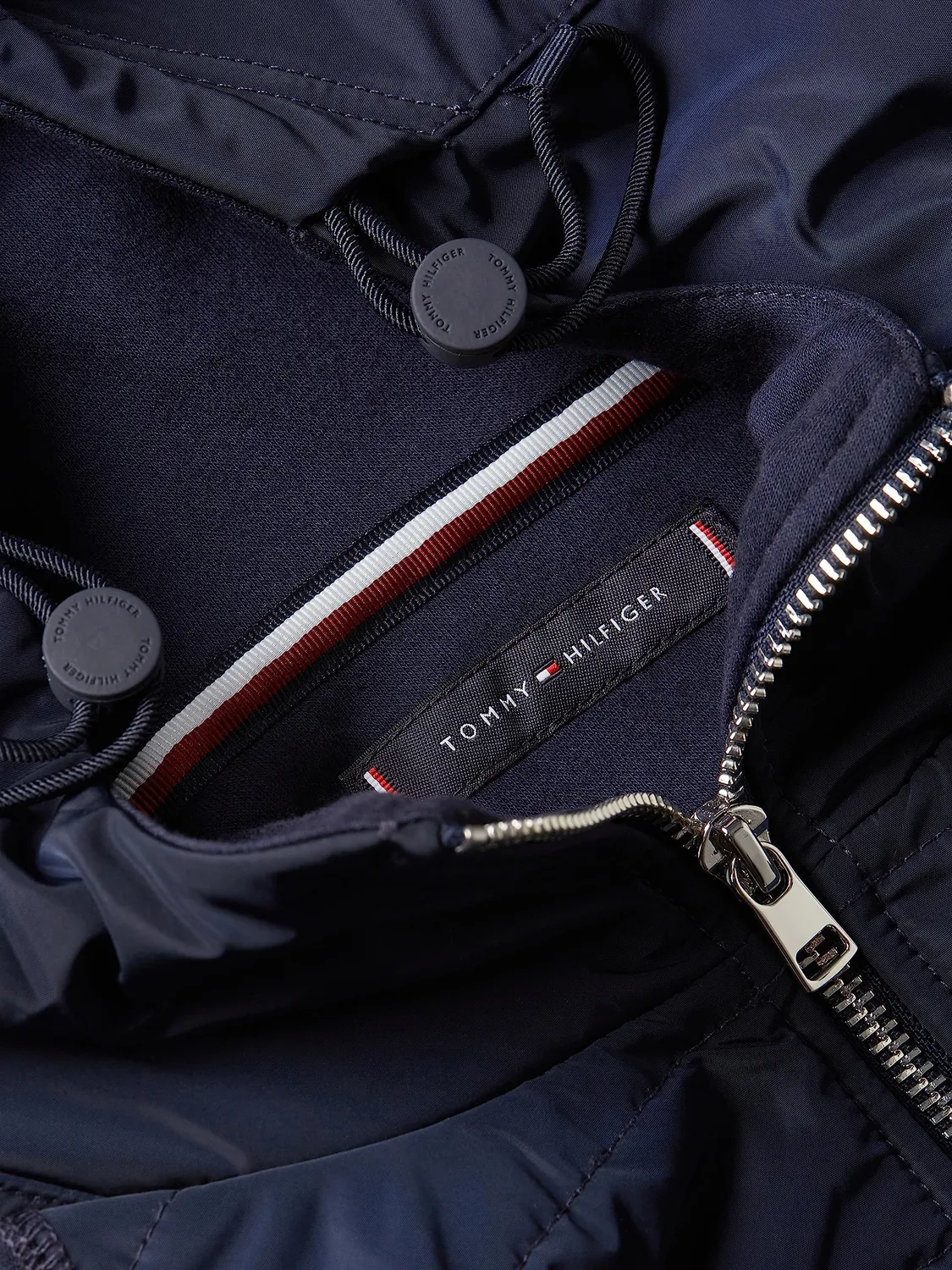 Tommy Hilfiger Mix Media MW0MW32669 felpa zip unisex L blu