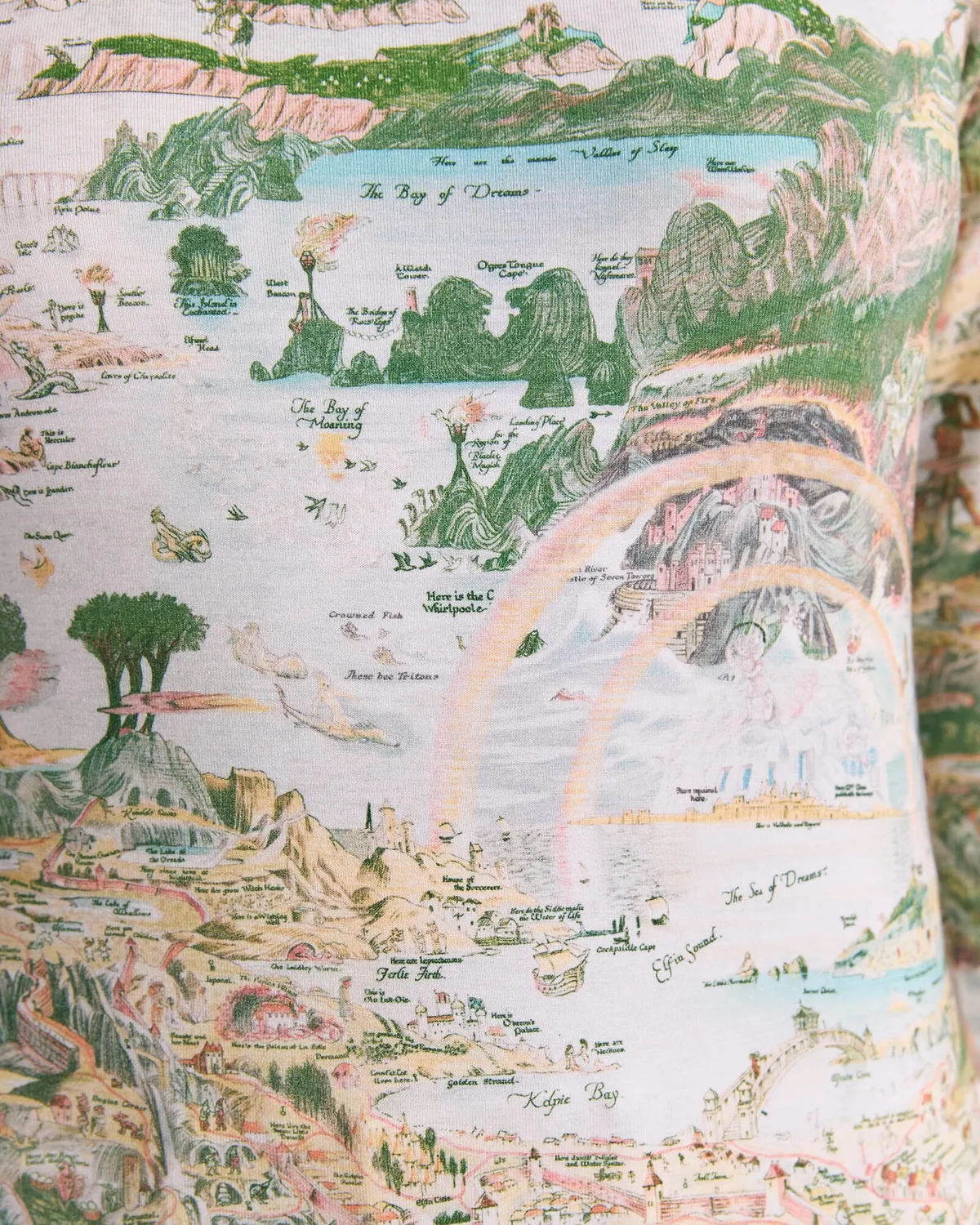 Sportscraft Story Map Liberty Magic maglietta stampata fitted